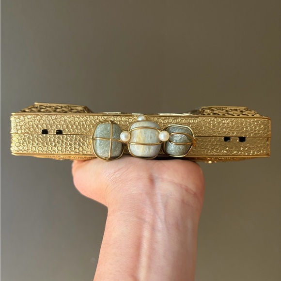 Chic Gold Designer Clutch